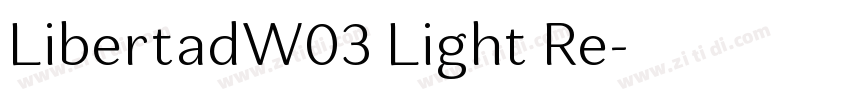 LibertadW03 Light Re字体转换